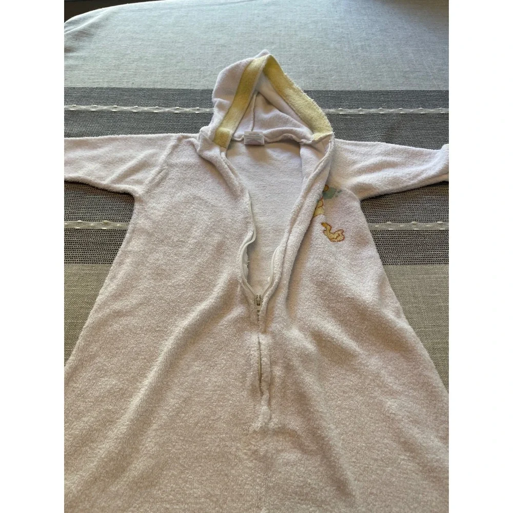 Care Bears Sleep Sack Infant OS White Excellent Vintage 1983 Funshine Bear Hood
